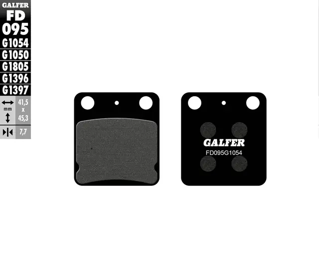 Galfer Bremseklosser, Semi-metall 