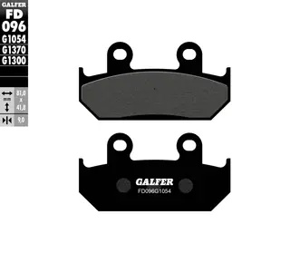 Galfer Bremseklosser, Semi-metall