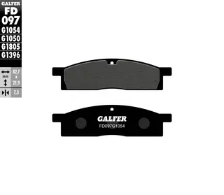 Galfer Bremseklosser, Semi-metall