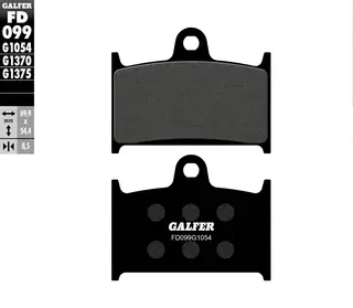 Galfer Bremseklosser, Semi-metall