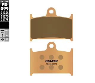Galfer Bremseklosser, Sinter, Gate