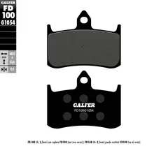 Galfer Bremseklosser, Semi-metall