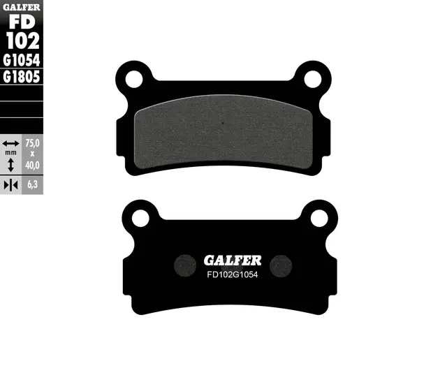 Galfer Bremseklosser, Semi-metall 