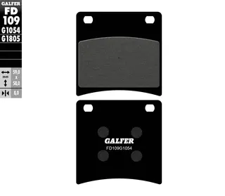 Galfer Bremseklosser, Semi-metall