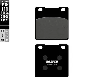 Galfer Bremseklosser, Semi-metall