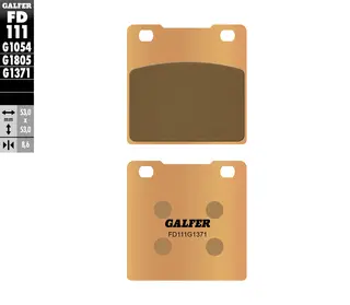 Galfer Bremseklosser, Sinter, Gate