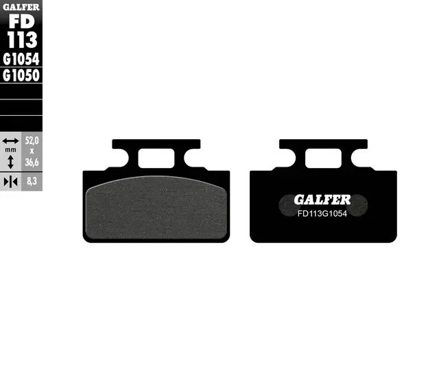 Galfer Bremseklosser, Semi-metall 