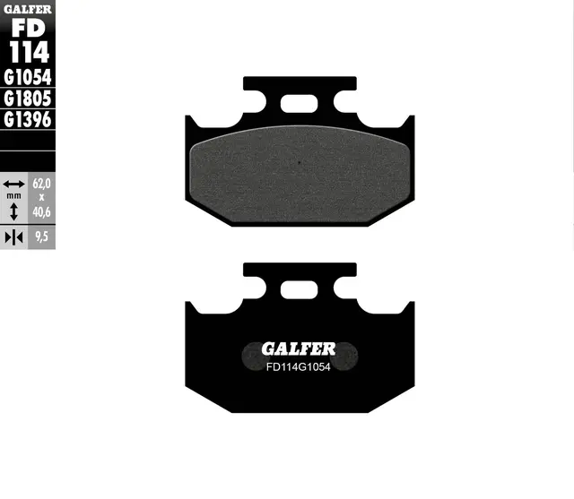 Galfer Bremseklosser, Semi-metall 