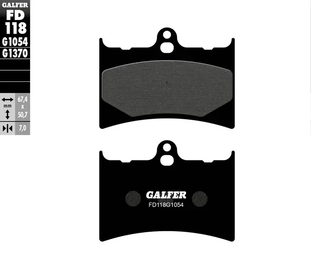 Galfer Bremseklosser, Semi-metall 
