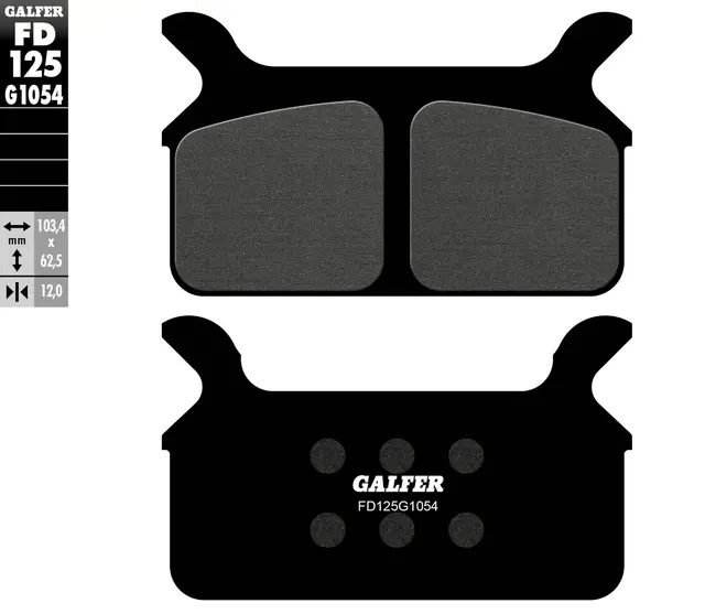 Galfer Bremseklosser, Semi-metall 