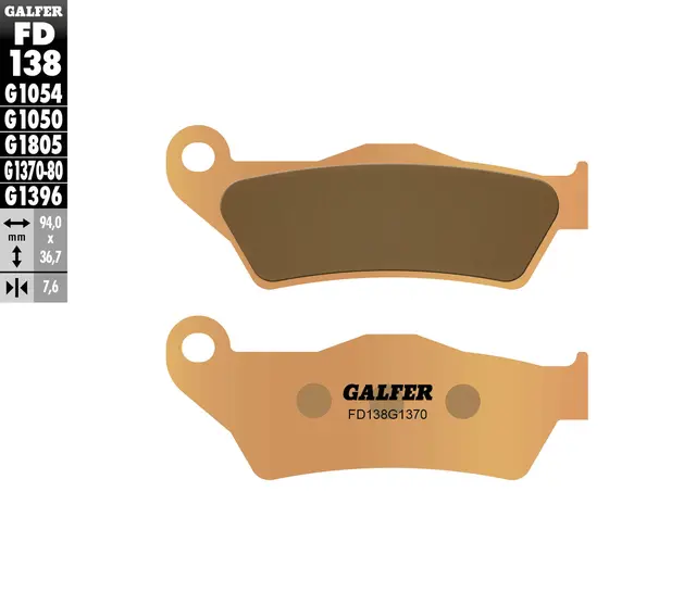 Galfer Bremseklosser, Sinter, Gate 