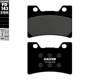 Galfer Bremseklosser, Semi-metall