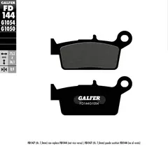 Galfer Bremseklosser, Semi-metall