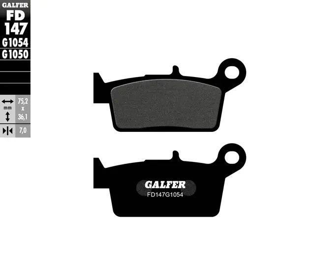 Galfer Bremseklosser, Semi-metall 