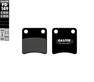 Galfer Bremseklosser, Semi-metall