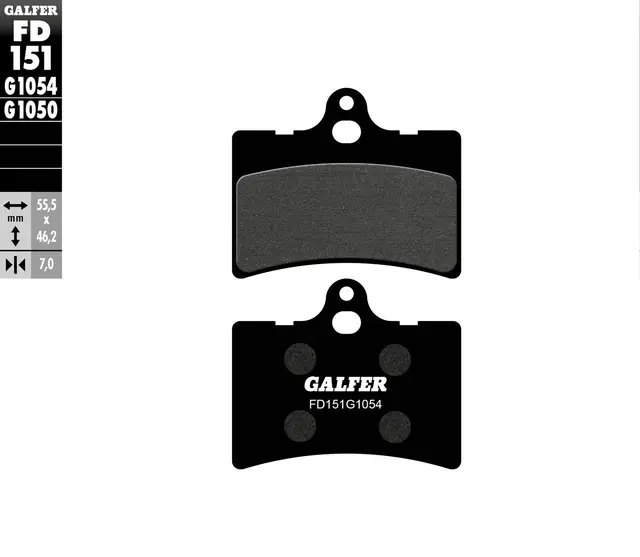 Galfer Bremseklosser, Semi-metall 