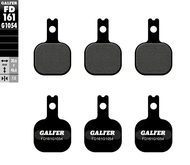 Galfer Bremseklosser, Semi-metall 