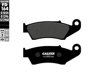 Galfer Bremseklosser, Semi-metall