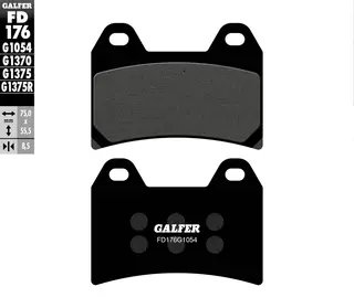 Galfer Bremseklosser, Semi-metall Anbefalt for urban/off-Road/Custom