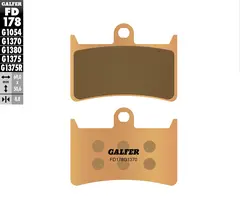 Galfer Bremseklosser, Sinter, Gate Kvalitet for gatesykler og custom