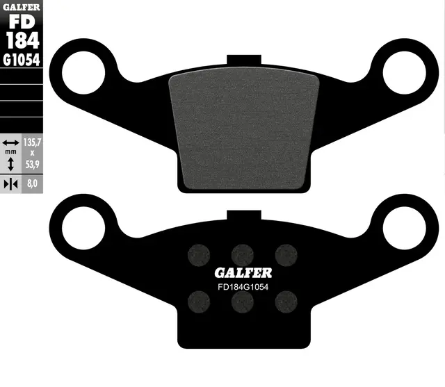 Galfer Bremseklosser, Semi-metall 