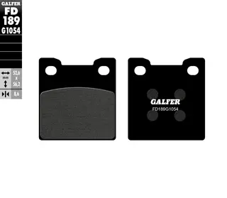 Galfer Bremseklosser, Semi-metall