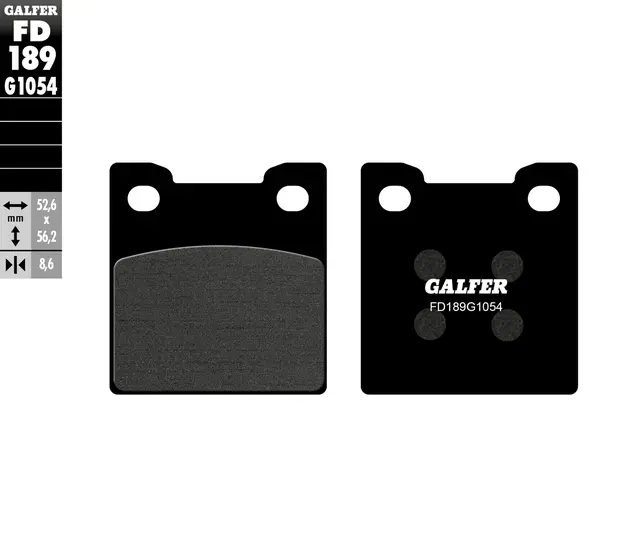Galfer Bremseklosser, Semi-metall 