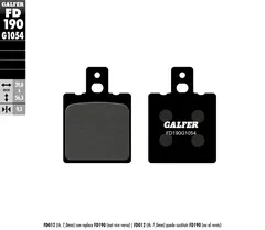 Galfer Bremseklosser, Semi-metall