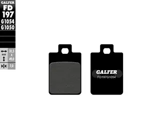 Galfer Bremseklosser, Semi-metall