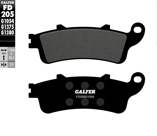 Galfer Bremseklosser, Semi-metall 