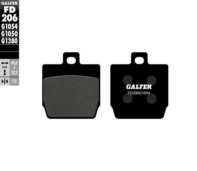 Galfer Bremseklosser, Semi-metall 