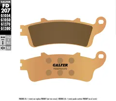Galfer Bremseklosser, Sinter, Gate