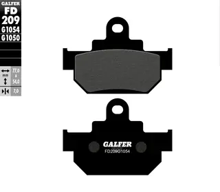 Galfer Bremseklosser, Semi-metall