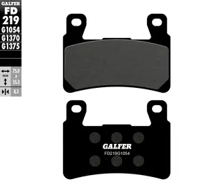 Galfer Bremseklosser, Semi-metall