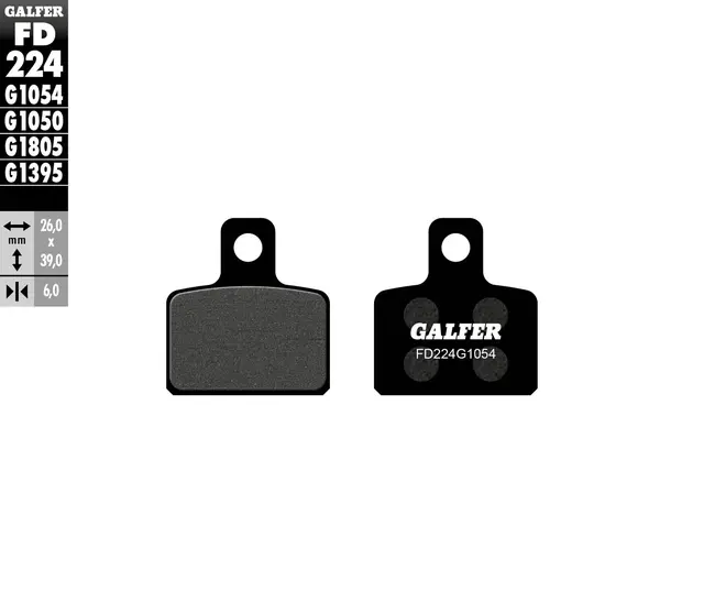 Galfer Bremseklosser, Semi-metall 