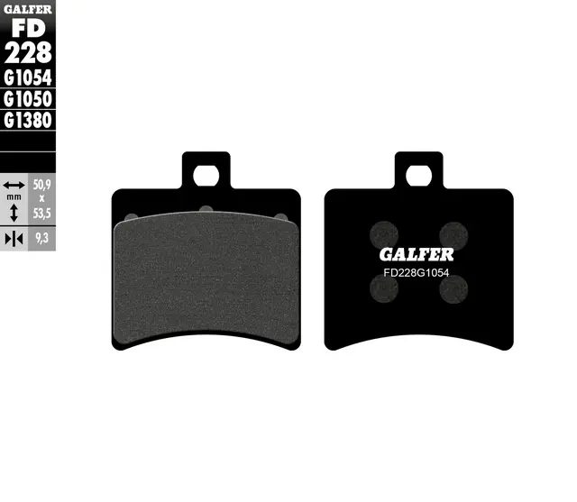 Galfer Bremseklosser, Semi-metall 