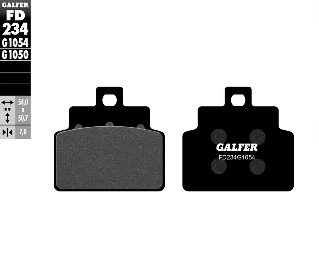 Galfer Bremseklosser, Semi-metall 