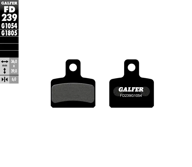 Galfer Bremseklosser, Semi-metall 