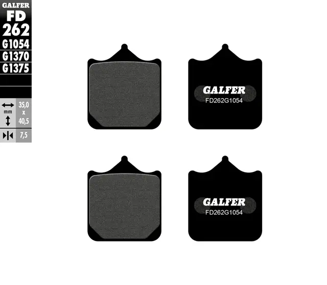 Galfer Bremseklosser, Semi-metall 