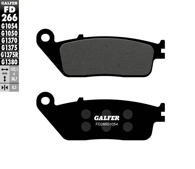 Galfer Bremseklosser, Semi-metall 