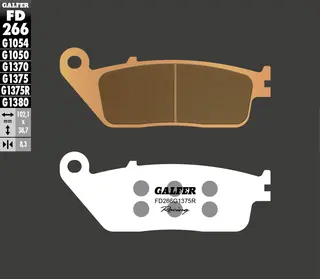 Galfer Bremseklosser, Sinter Sport, Racing