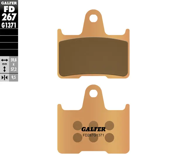 Galfer Bremseklosser, Sinter, Gate 