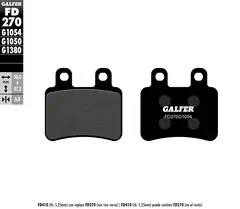 Galfer Bremseklosser, Semi-metall
