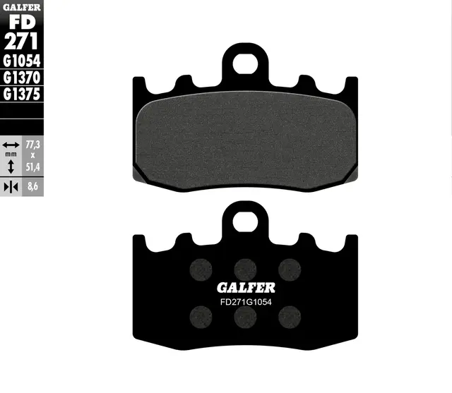 Galfer Bremseklosser, Semi-metall 