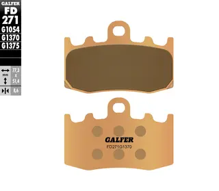 Galfer Bremseklosser, Sinter, Gate
