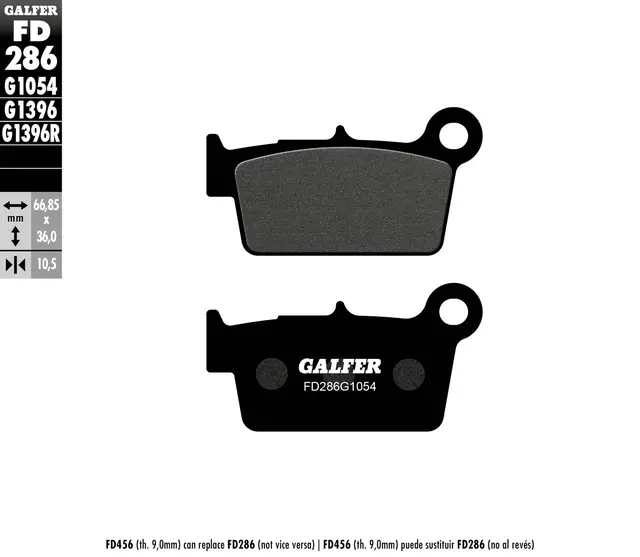 Galfer Bremseklosser, Semi-metall 