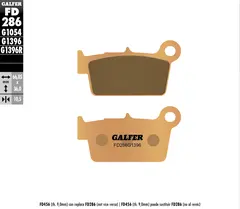 Galfer Bremseklosser, Sinter, Off-Road