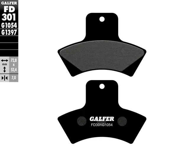 Galfer Bremseklosser, Semi-metall 