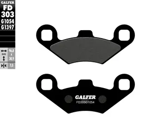 Galfer Bremseklosser, Semi-metall