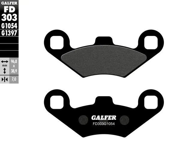 Galfer Bremseklosser, Semi-metall 